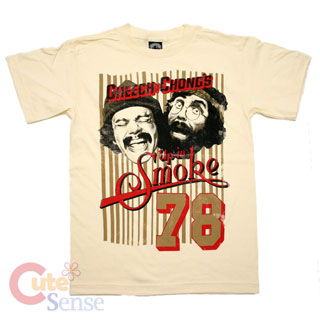 Cheech And Chong's "Up In Smoke 78 " Men's T-Shirts  :Adult- Small